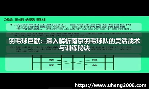 羽毛球巨献：深入解析南京羽毛球队的灵活战术与训练秘诀