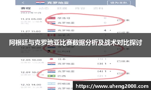 阿根廷与克罗地亚比赛数据分析及战术对比探讨